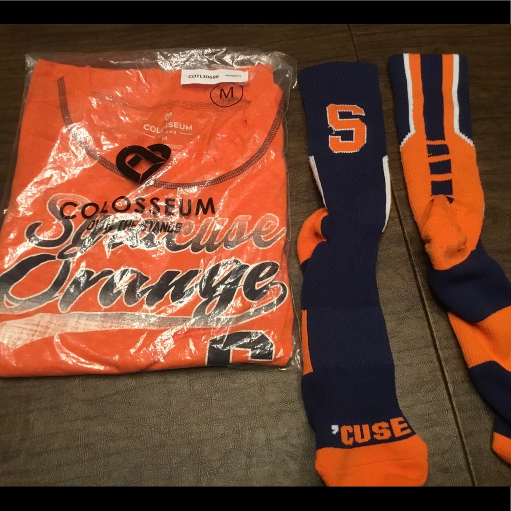 Syracuse Orange Women’s Colosseum T-shirt Crew Med